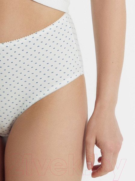 Изображение товара Комплект женских трусов Mark Formelle 412075-3 (р.114, абстрактный рисунок на молочном)