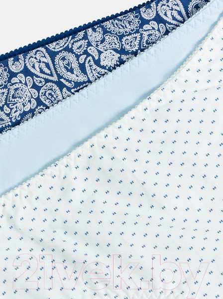 Изображение товара Комплект женских трусов Mark Formelle 412075-3 (р.118, абстрактный рисунок на молочном)