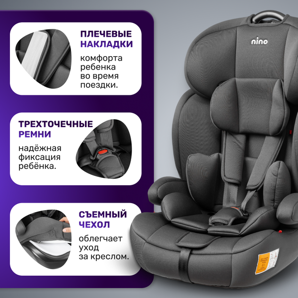 Изображение товара Автокресло NINO Simple ZY10 (черный)