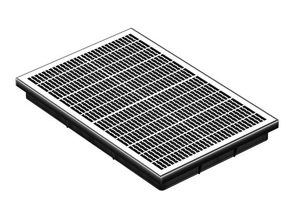 Изображение товара Поддон для решетки придверной Ecoteck ДИ 22905000 (черный)