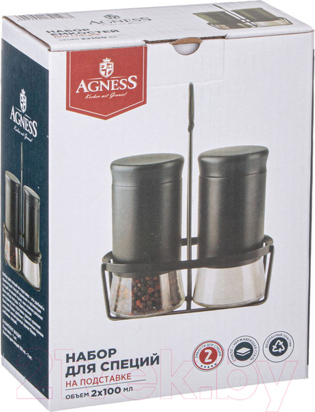 Изображение товара Набор для специй Agness 172-146 (2шт)
