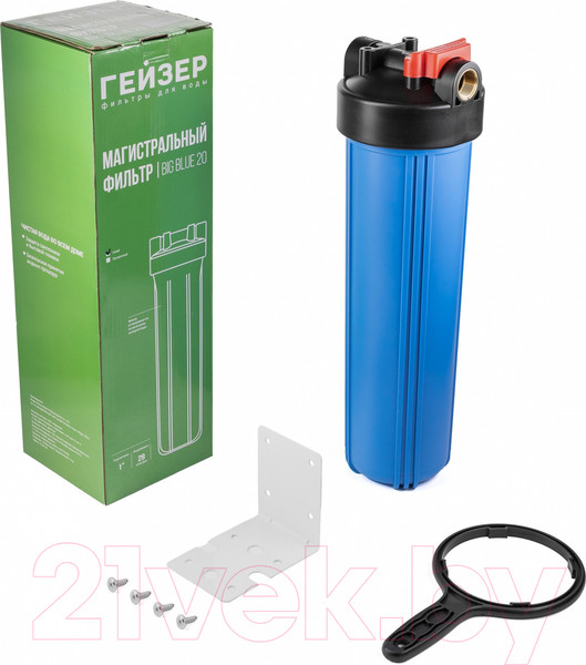 Изображение товара Корпус магистрального фильтра Гейзер С23 20ВВ (синий)