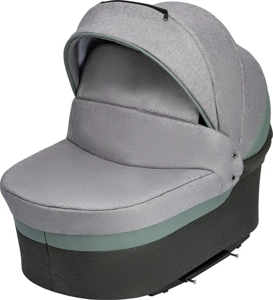 Изображение товара Детская универсальная коляска Alis Alvaro 2 в 1 (Al 10, темно-серый/светло-серый/шалфей кожа)