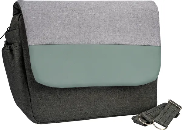 Изображение товара Детская универсальная коляска Alis Alvaro 2 в 1 (Al 10, темно-серый/светло-серый/шалфей кожа)