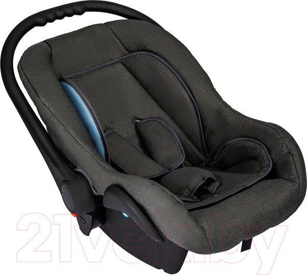 Изображение товара Детская универсальная коляска Alis Alvaro F 3 в 1 (Al 10, темно-серый/светло-серый/шалфей кожа)