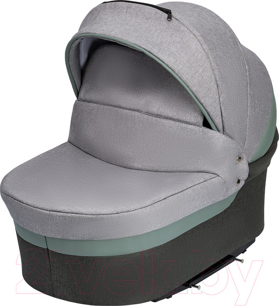 Изображение товара Детская универсальная коляска Alis Alvaro F 3 в 1 (Al 10, темно-серый/светло-серый/шалфей кожа)