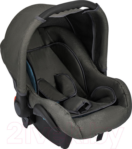 Изображение товара Детская универсальная коляска Alis Alvaro F 3 в 1 (Al 10, темно-серый/светло-серый/шалфей кожа)