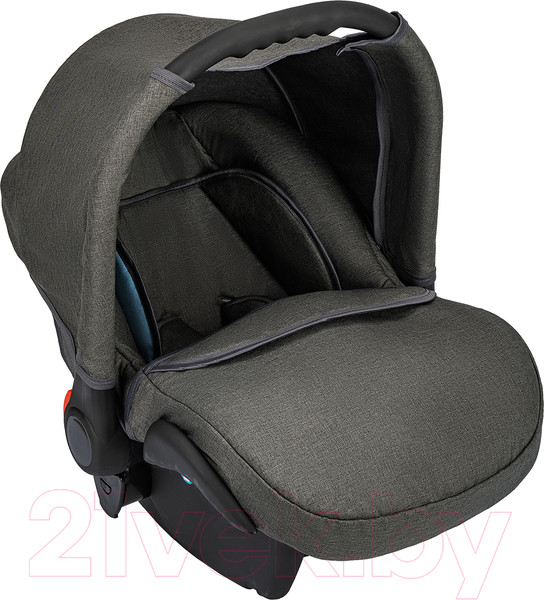 Изображение товара Детская универсальная коляска Alis Alvaro F 3 в 1 (Al 10, темно-серый/светло-серый/шалфей кожа)