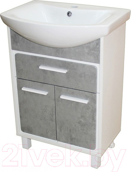Изображение товара Тумба под умывальник СанитаМебель Камелия-64.22 Д4