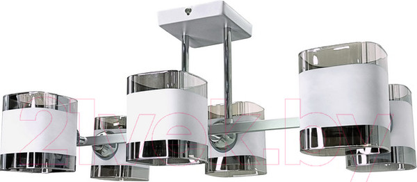 Изображение товара Люстра Aitin-Pro НПБ 02-6x60-101 / 9089/6 (белый/хром)