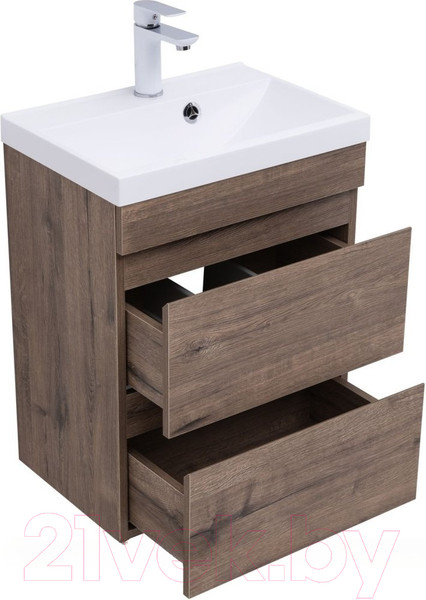 Изображение товара Тумба под умывальник Aquanet Нота New 50 / 334190 (дуб веллингтон табак)