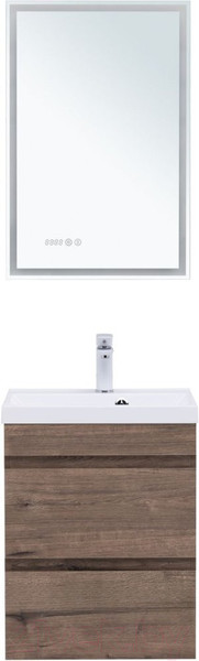 Изображение товара Тумба под умывальник Aquanet Нота New 50 / 334190 (дуб веллингтон табак)