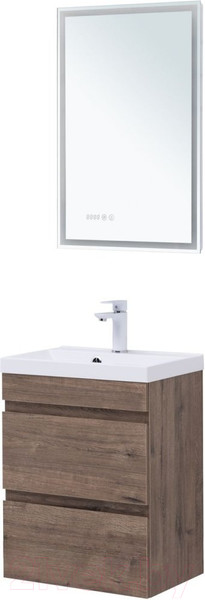 Изображение товара Тумба под умывальник Aquanet Нота New 50 / 334190 (дуб веллингтон табак)