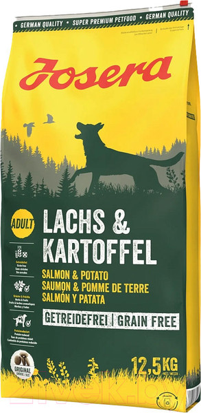 Изображение товара Сухой корм для собак Josera Adult Salmon&Potato (12.5кг)