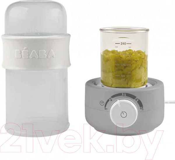 Изображение товара Стерилизатор-подогреватель для бутылочек Beaba Baby Milk Second Grey 911620