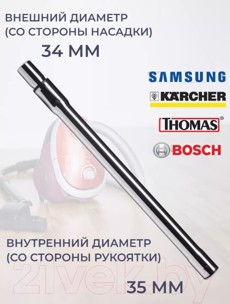 Изображение товара Трубка для пылесоса Dr.Electro 00222 (35мм)