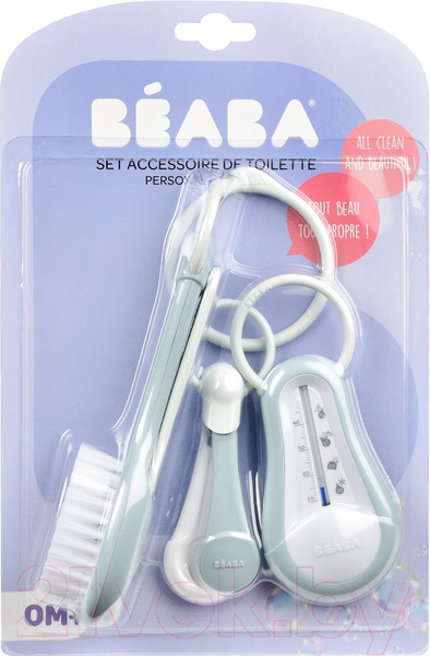 Изображение товара Набор для ухода за новорожденным Beaba Set Accessoire Toil Green Blue 920371