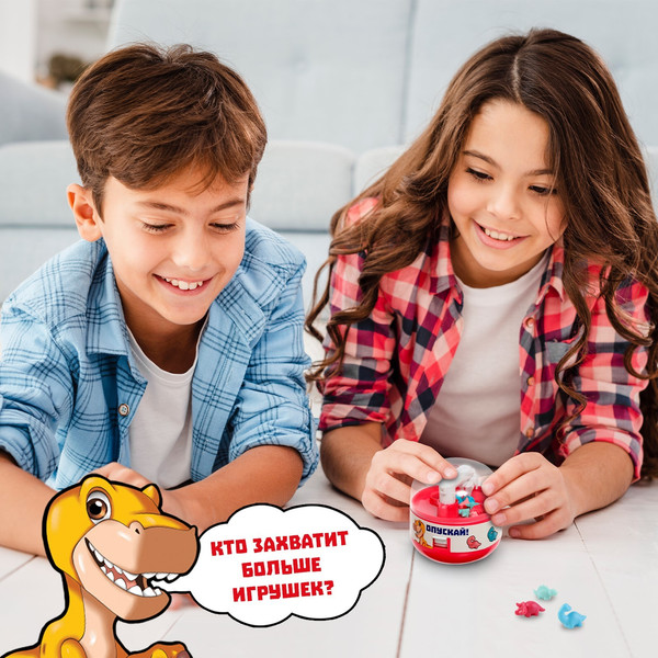 Изображение товара Настольная игра Лас Играс Kids. Поймай Дино! 299-4 / 9804304