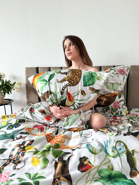 Изображение товара Простыня Samsara Home В мире животных Евро-стандарт Сат240ПрЦ-4