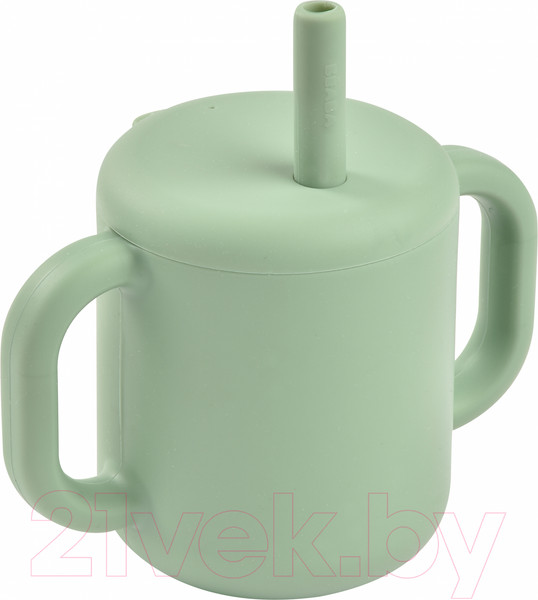 Изображение товара Поильник Beaba Tasse Paille Silicone S Green 913573