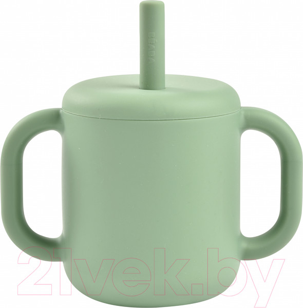 Изображение товара Поильник Beaba Tasse Paille Silicone S Green 913573