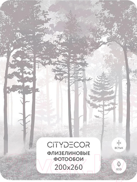 Изображение товара Фотообои листовые Citydecor Таинственный лес 15 (200x260см)