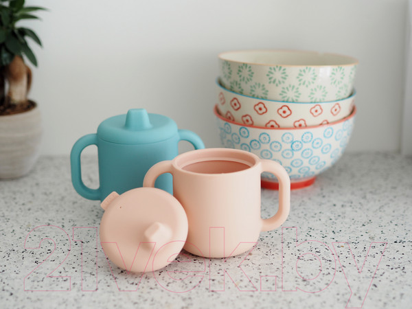 Изображение товара Поильник Beaba Silicone Learning Cup Pink 913525