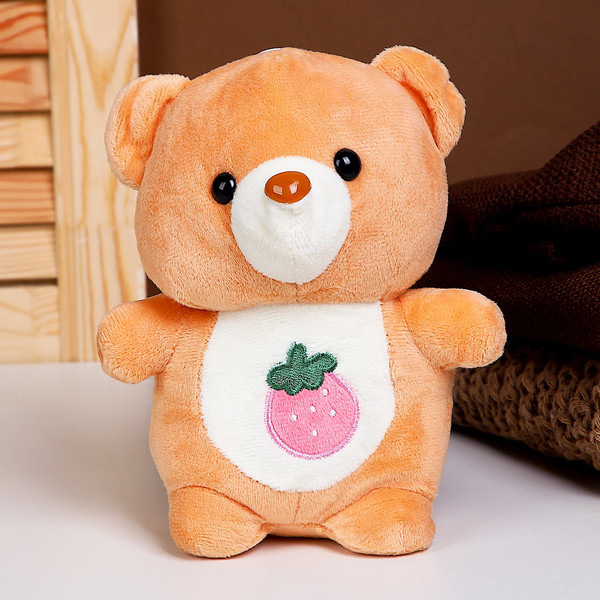 Изображение товара Мягкая игрушка Sima-Land Мишка с ягодкой / 9672842