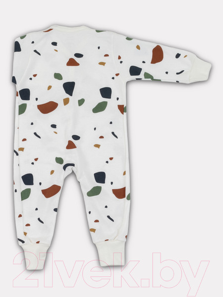 Изображение товара Набор комбинезонов для малышей Rant Mosaic на молнии / 1875/2 (р.80, зеленый)