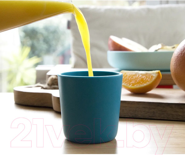 Изображение товара Стакан детский Beaba Silicone Glass Blue 913434