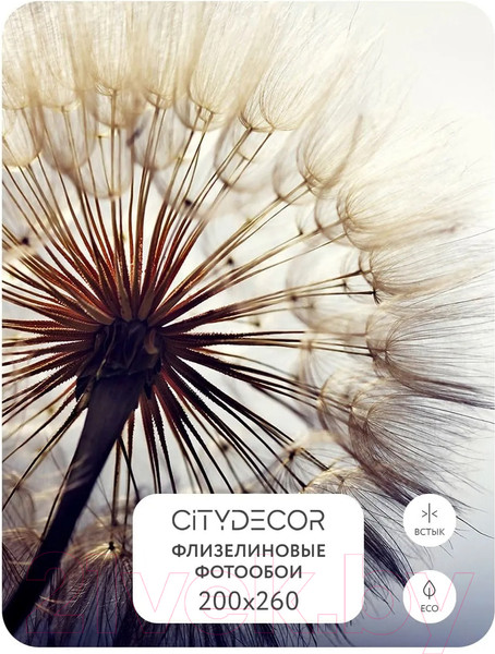 Изображение товара Фотообои листовые Citydecor Цветы и Растения 140 (200x260см)