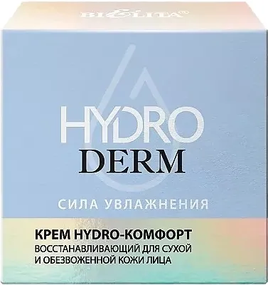 Изображение товара Крем для лица Belita HydroDERM Сила увлажнения восстанавл. для сухой и обезвож. кожи (50мл)