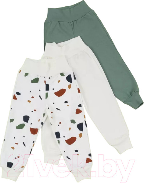 Изображение товара Набор штанов для малышей Rant Mosaic / 3275/2 (р.80, зеленый)