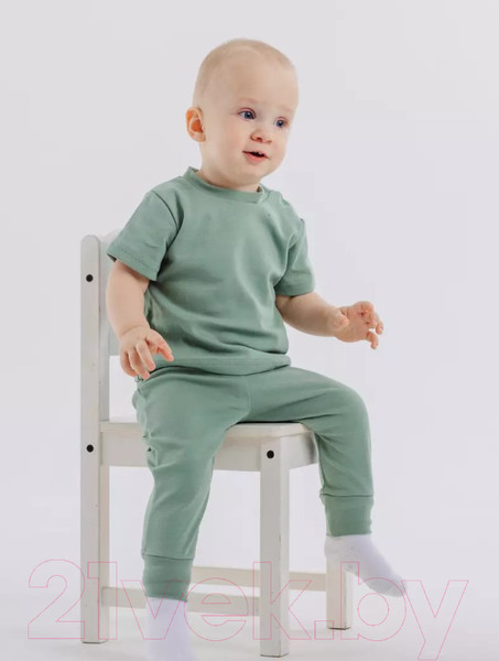 Изображение товара Набор штанов для малышей Rant Mosaic / 3275/2 (р.86, зеленый)