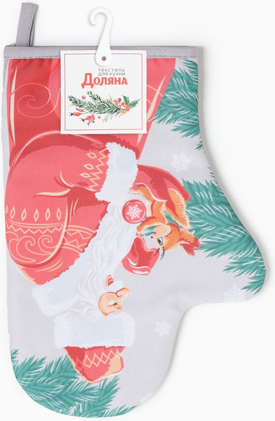 Изображение товара Рукавица-прихватка Доляна С новым годом / 10330174