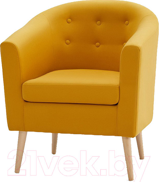 Изображение товара Кресло мягкое Mio Tesoro Джон 117 (желтый 1103)