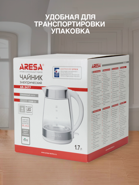 Изображение товара Электрочайник Aresa AR-3477