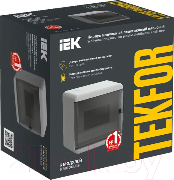 Изображение товара Бокс пластиковый IEK Tekfor Mini TFM-KP73-N-06-41-K01-K01