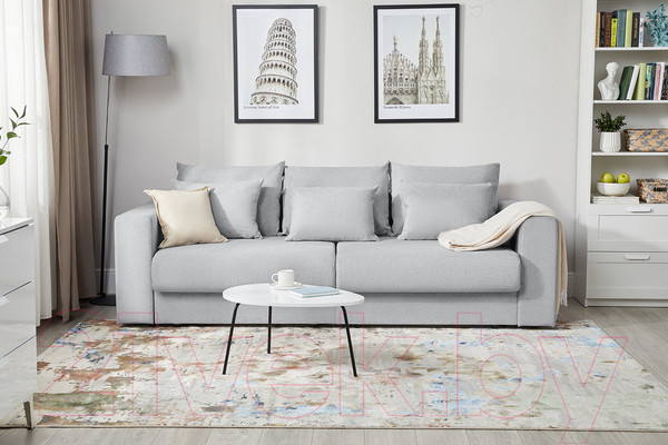 Изображение товара Диван Mio Tesoro Модена 331.01 (светло-серый 1064)