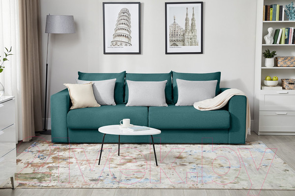Изображение товара Диван Mio Tesoro Модена 331.01 (бирюзовый 1480)