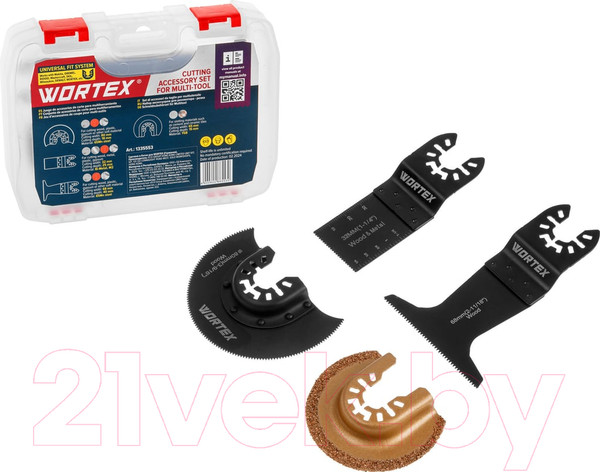 Изображение товара Набор пильных полотен Wortex 1335553 (4 предмета)