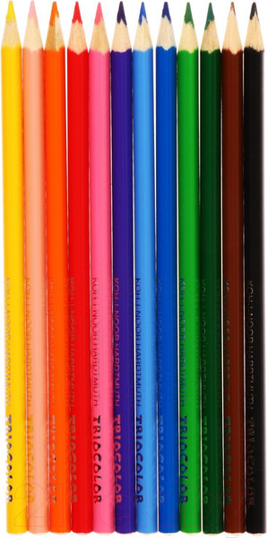 Изображение товара Набор цветных карандашей Koh-i-Noor Triocolor Tiger / 3132012012KS (12цв)
