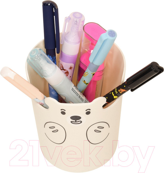 Изображение товара Подставка настольная Lorex Kids. Cute Bear / LXKDOCB-WH (белый)