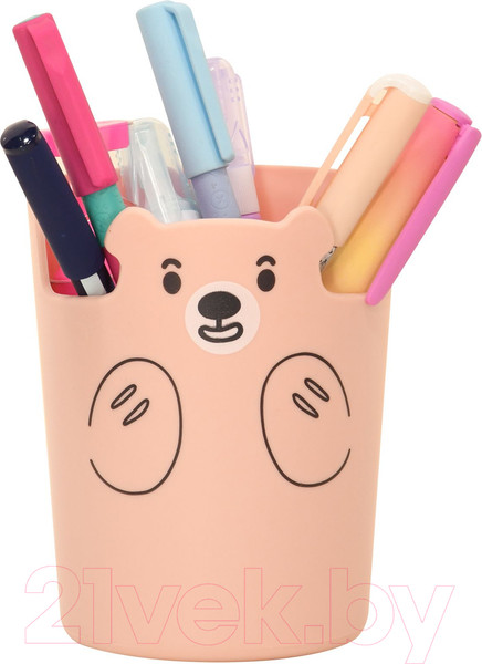 Изображение товара Подставка настольная Lorex Kids. Cute Bear / LXKDOCB-PK (розовый)