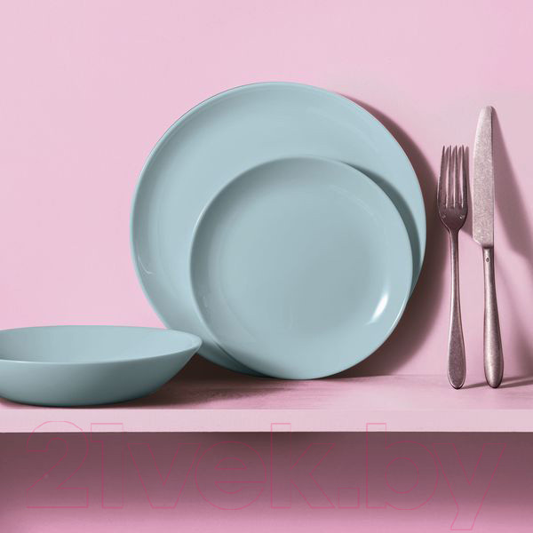 Изображение товара Набор тарелок Luminarc Diwali Paradise Blue V6214 (12шт)