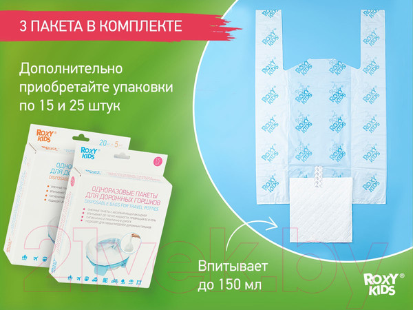 Изображение товара Дорожный горшок Roxy-Kids HandyPotty / HP-255DGG (графит)