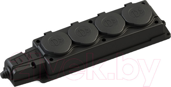 Изображение товара Колодка удлинителя Systeme (Schneider) Electric MultiSet MST4104BK