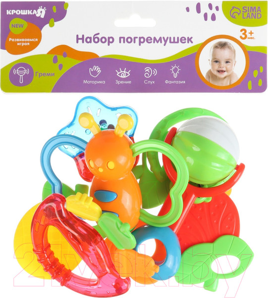 Изображение товара Набор погремушек Крошка Я Звонкая радость 999-32 / 2791892