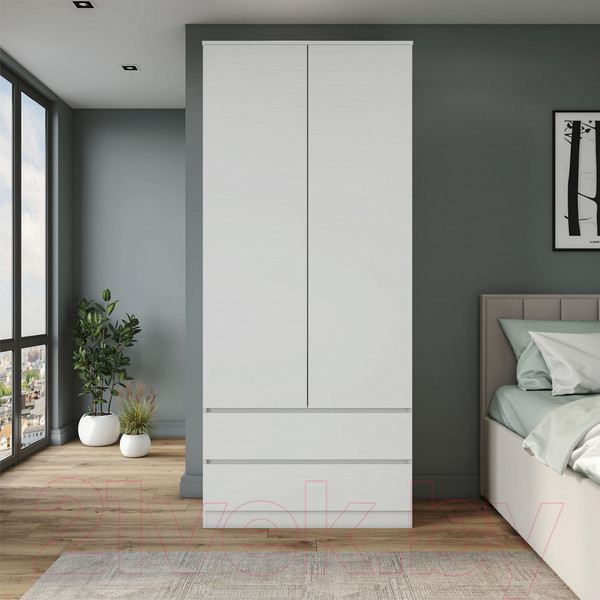 Изображение товара Шкаф ДСВ Мори МШ 900.2 (белый)