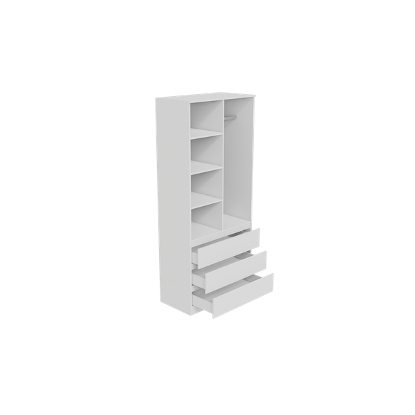 Изображение товара Шкаф ДСВ Мори МШ 900.2 (белый)